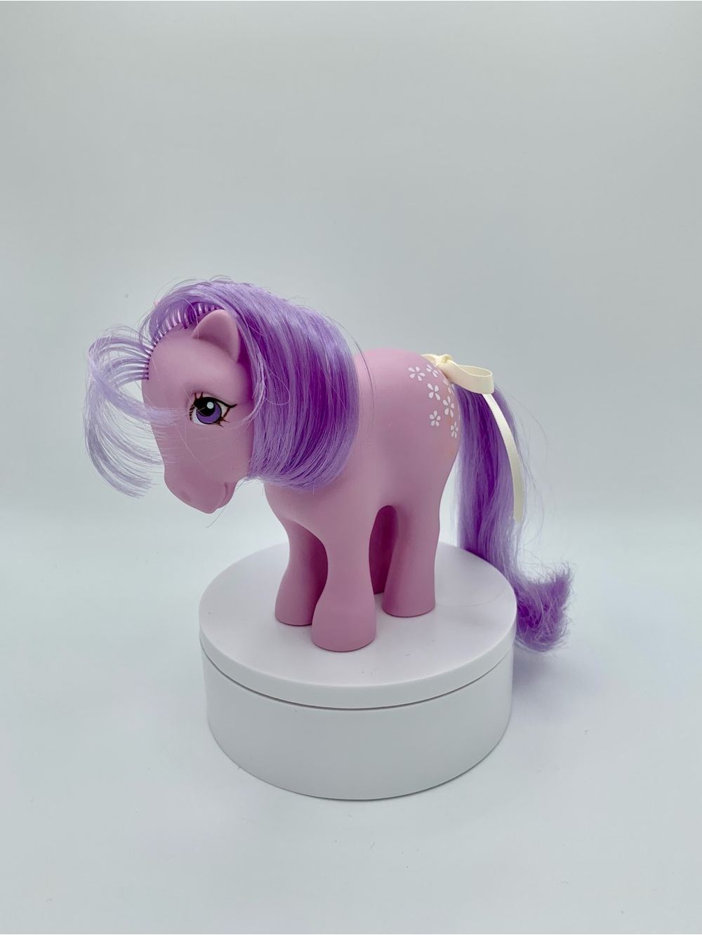 My Little Pony 1983 G1 Blossom White Flowers Pony Purple 1980s Horse MILP